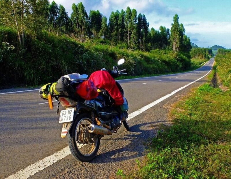 Cung đường di chuyển đến hồ Lắk