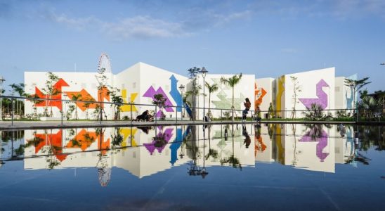 Cung Thiếu nhi Đà Nẵng có kiến trúc độc đáo, lấy cảm hứng từ trò chơi xếp hình Tangram