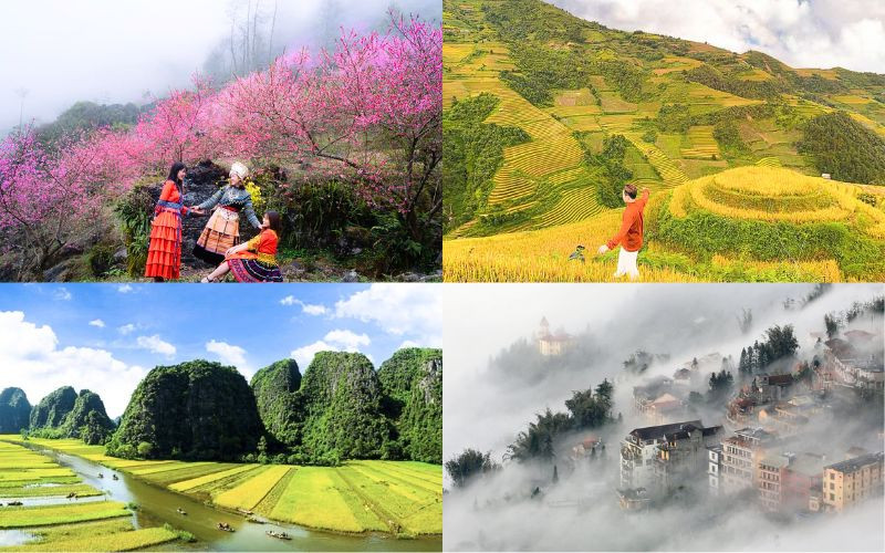 Vẻ đẹp thiên nhiên miền Bắc qua từng mùa
