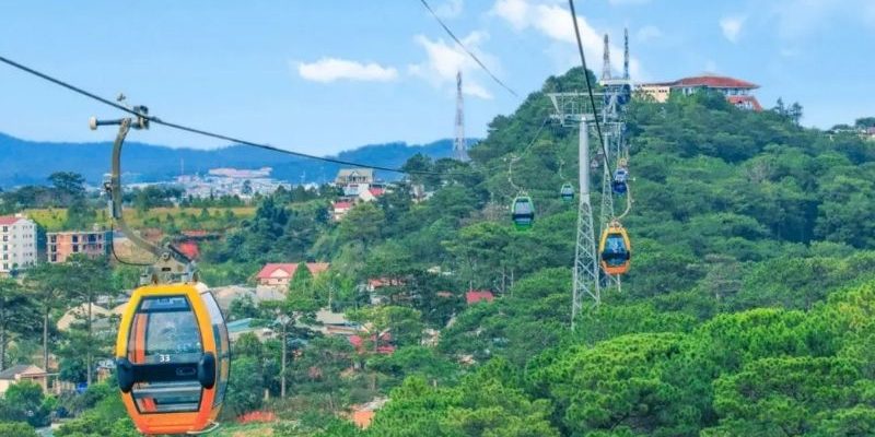Đi cáp treo Đà Lạt