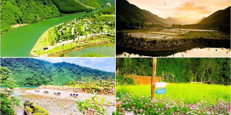 Thả mắt ngắm không gian thơ mộng tại Làng lá