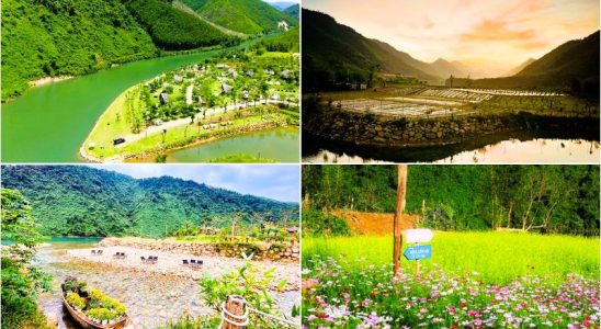 Thả mắt ngắm không gian thơ mộng tại Làng lá